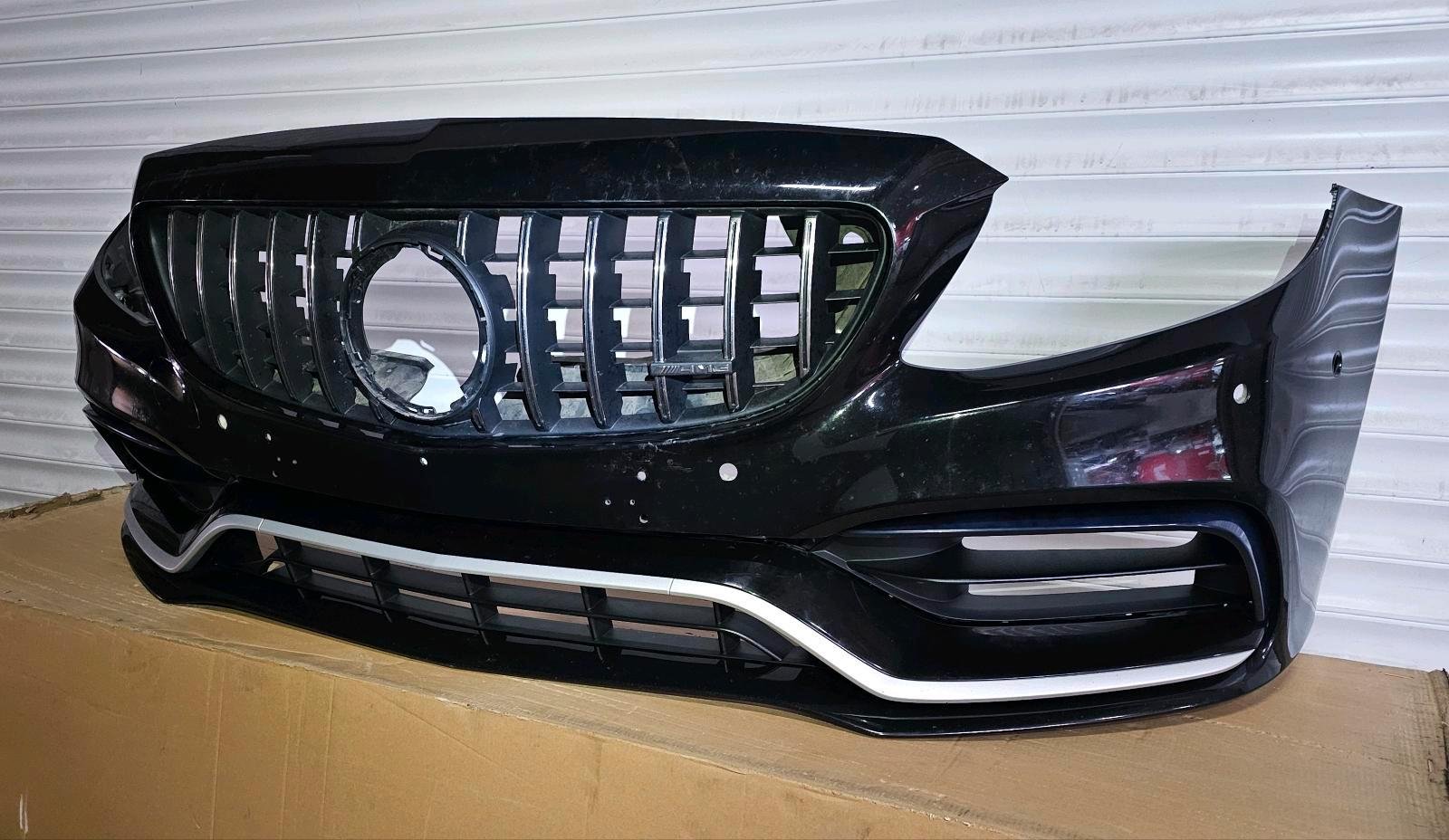 Mercedes C63 AMG Front Bumper Facelift – Panamericana Grille – W205 / S205 – OEM – Genuine Mercedes-Benz Parts