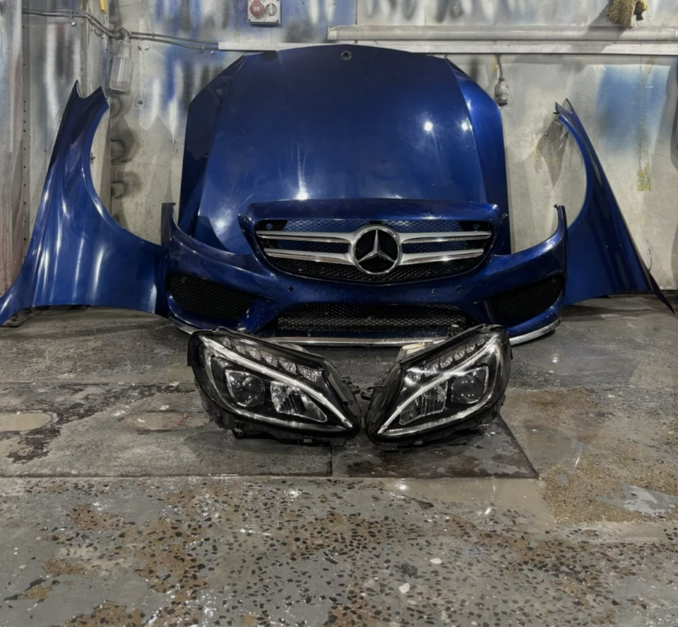 Mercedes W205 AMG Front Package — Bumper, Headlights & Radiator – Genuine Mercedes-Benz Parts