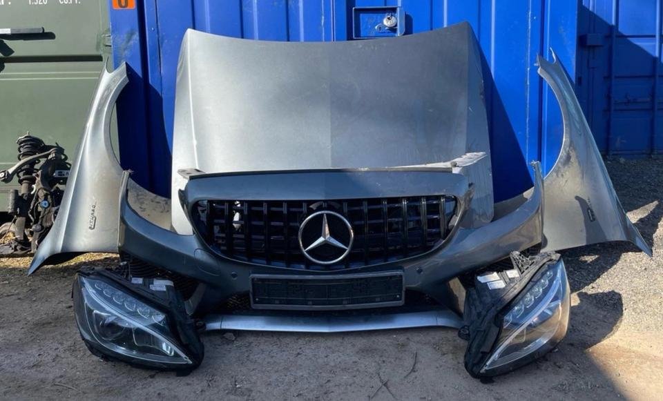 Mercedes W205 C43 AMG Front Package — Hood, Bumper, Radiator & More – Genuine Mercedes-Benz Parts