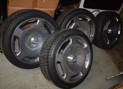 Mercedes W223 S-Class Complete Winter Wheel Set – Genuine Mercedes-Benz Parts