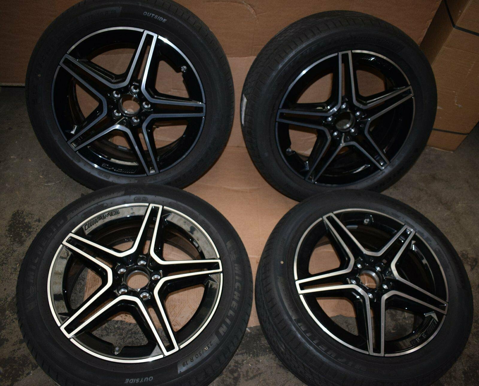 Mercedes W247 B-Class AMG Complete Wheel Set – Genuine Mercedes-Benz Parts