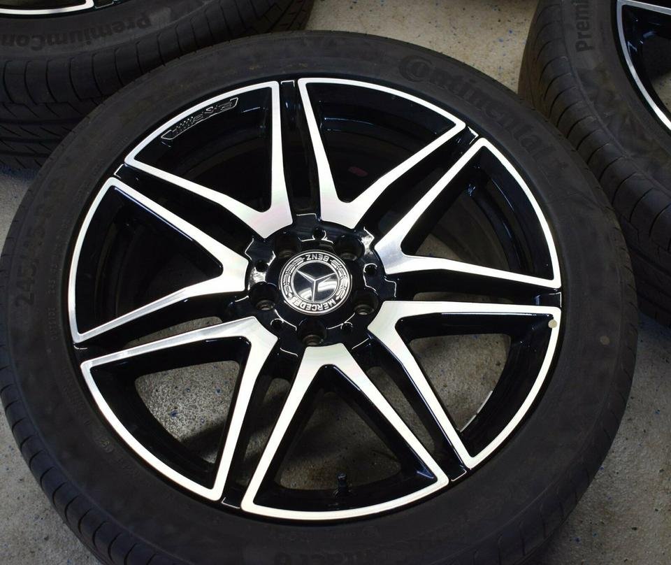 Mercedes W447 V-Class AMG Complete Summer Wheel Set – Genuine Mercedes-Benz Parts
