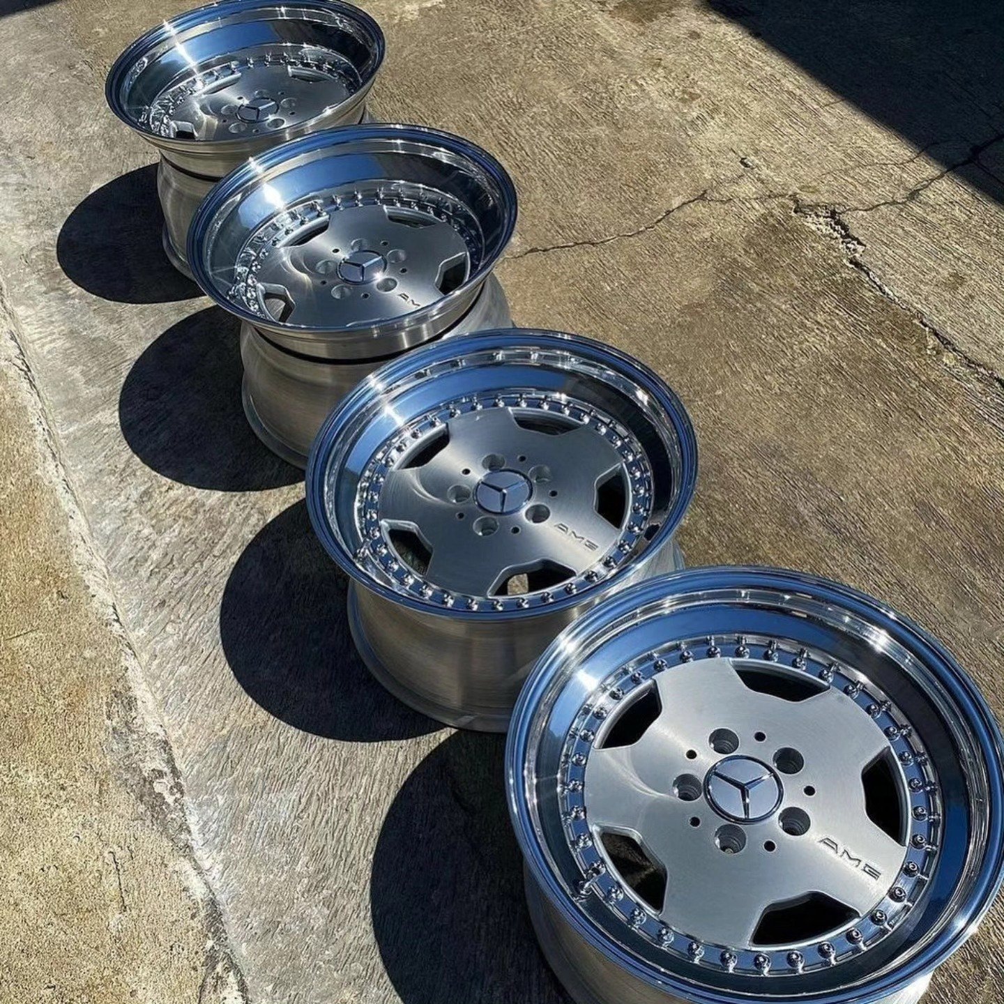 Original AMG R17 Staggered Wheel Set – Genuine Mercedes-Benz Parts