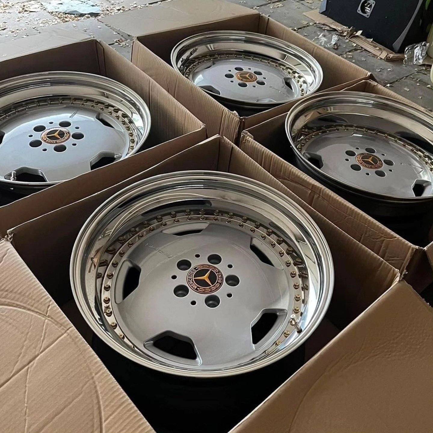 Original Mercedes-AMG Aero 3 Gold Wheels – Genuine Mercedes-Benz Parts