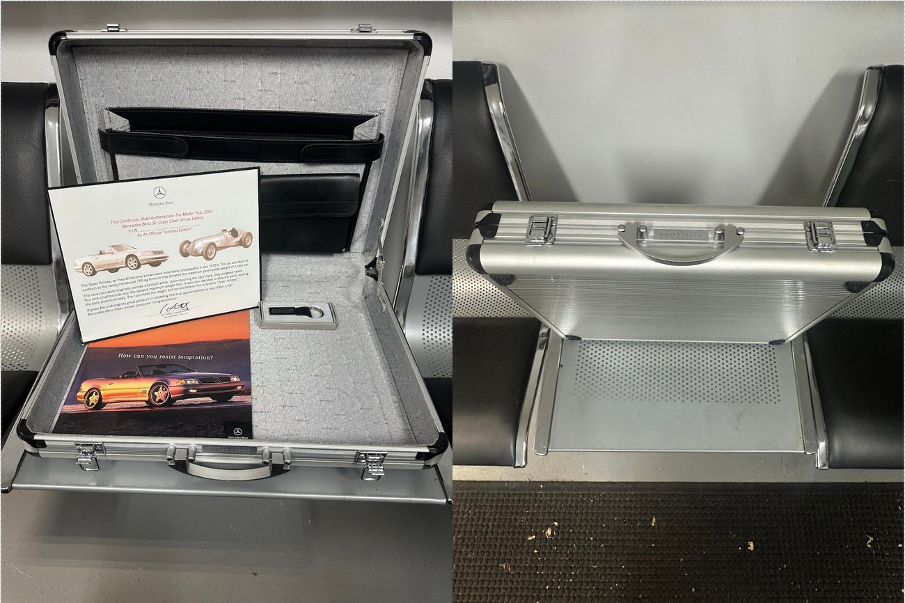 R129 SL Silver Arrow Aluminum Briefcase – Genuine Mercedes-Benz Parts