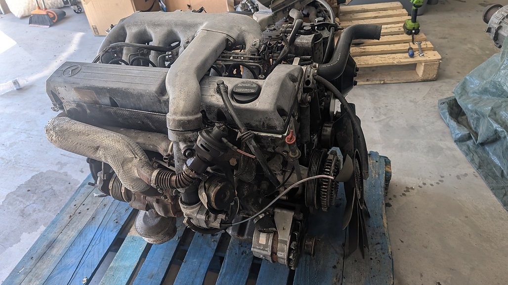 Used Mercedes-Benz OM603 Turbo Diesel Engine – Genuine Mercedes-Benz Parts