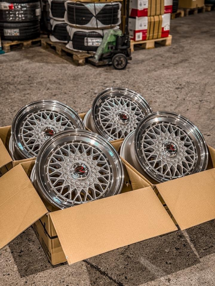 15 Zoll R STYLE WHEELS RS01 Felgen Alufelgen 4×100 für Audi 80 BMW 3er E30 M3 VW Golf 1 2 3 GTI Corrado Scirocco Vento Jetta Polo Passat Lupo