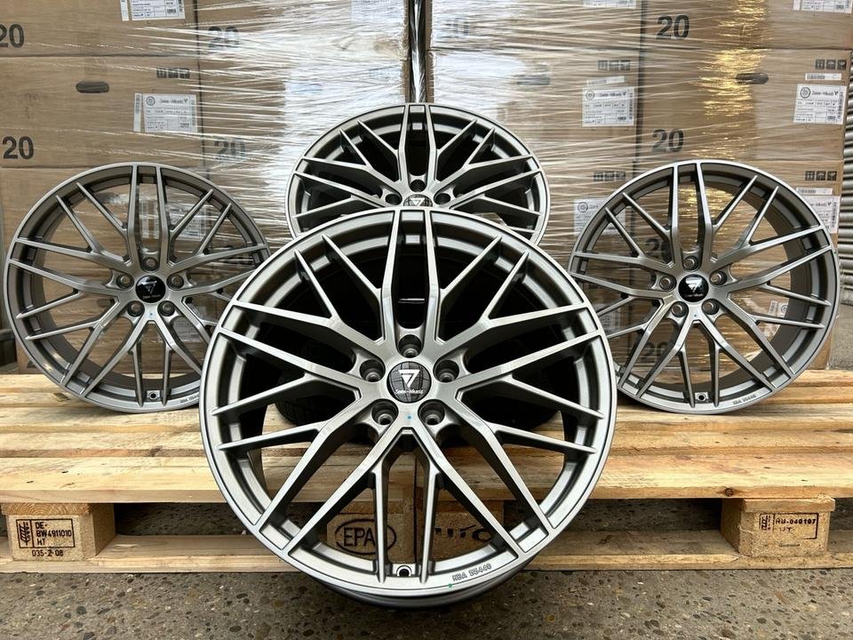19 Zoll 7-Wheels DS2 für BMW X1 U11 X2 F39 Mini Clubman UKL Countryman FMX SE Hybrid 7- Wheels 5×112 Felgen Grau Mercedes A Klasse W176 W245 W177 F2A Plug In B-Klasse W245 W246…