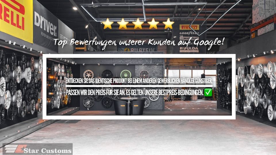 22 Zoll Concaver Wheels CVR2 Felgen Alufelgen 5x112 CONCAVE für Audi Q7 4L Q8 RS6 Avant F2 C8 RS7 RSQ8 SQ7 SQ8 Porsche Macan 95B 95BN VW Touareg CR R-Line S-Line