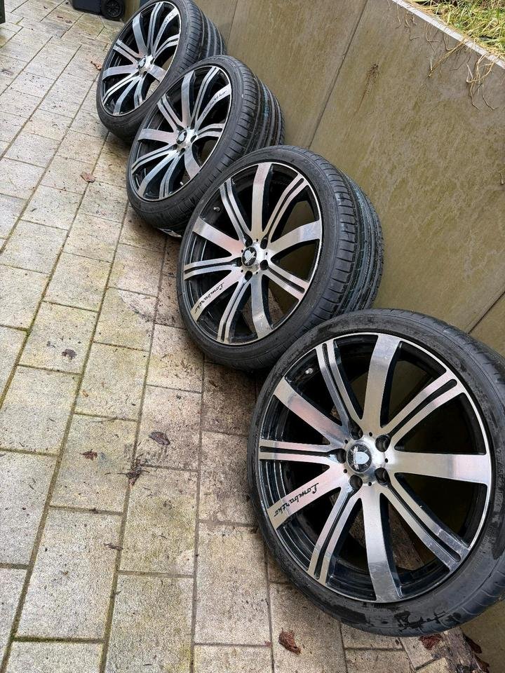22 Zoll Lombarzho felgen mit Sommerreifen T5 T6 BMW Range Rover