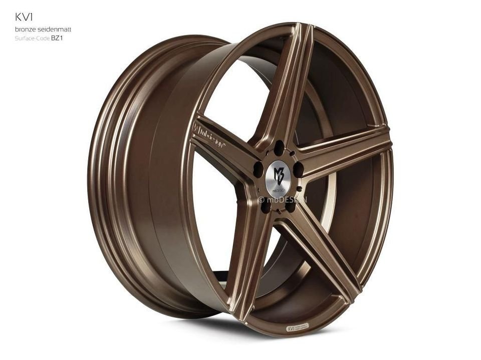 ✅ 4x MBDESIGN KV1 "NEU" 9x20 ZOLL FELGEN SATZ #F2480# // AUDI RS5 RS4 B9 A8 F8 A7 F2 4G SQ5 Q5 FY 8R A4 B8 ALLROAD PORSCHE MACAN 95B 95BN 20ZOLL RÄDER FELGENSATZ MB DESIGN...