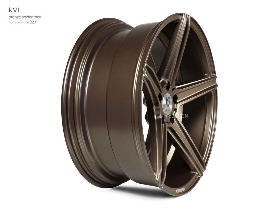 ✅ 4x MBDESIGN KV1 "NEU" 9x20 ZOLL FELGEN SATZ #F2480# // AUDI RS5 RS4 B9 A8 F8 A7 F2 4G SQ5 Q5 FY 8R A4 B8 ALLROAD PORSCHE MACAN 95B 95BN 20ZOLL RÄDER FELGENSATZ MB DESIGN...