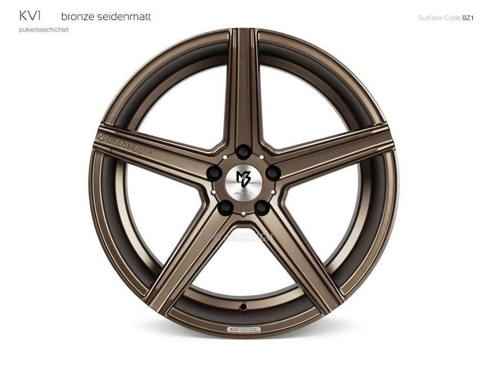 ✅ 4x MBDESIGN KV1 "NEU" 9x20 ZOLL FELGEN SATZ #F2480# // AUDI RS5 RS4 B9 A8 F8 A7 F2 4G SQ5 Q5 FY 8R A4 B8 ALLROAD PORSCHE MACAN 95B 95BN 20ZOLL RÄDER FELGENSATZ MB DESIGN...
