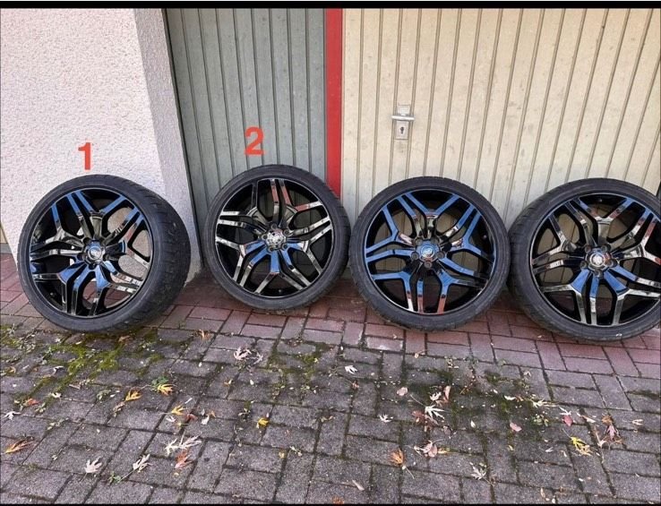 4x Original Felgen mit Reifen für Range Rover Sport