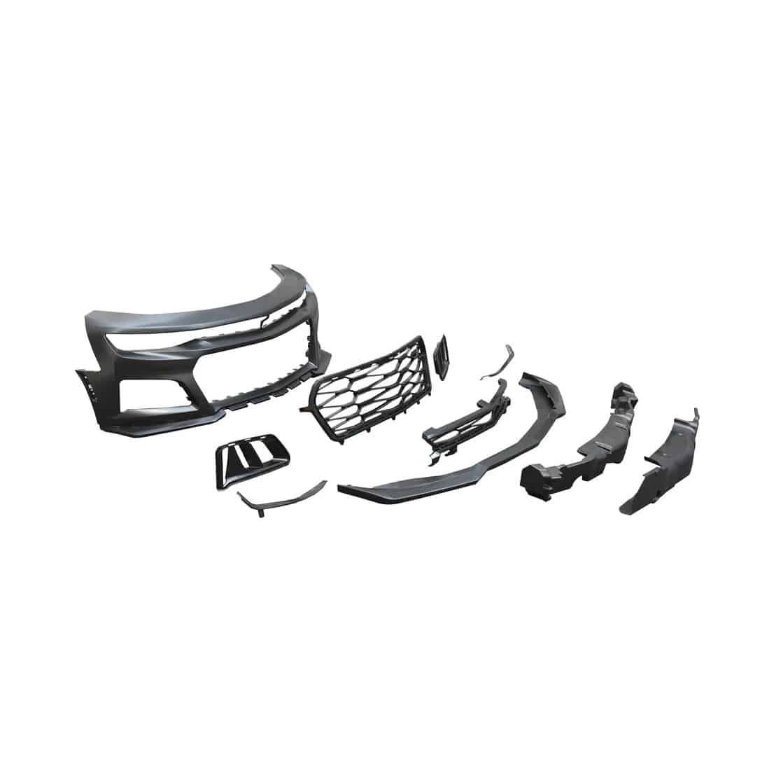 Auto Addict ZL1 Front Bumper Conversion Kit for 6th Gen Chevrolet Camaro LS, LT, RS, and SS (facelift)