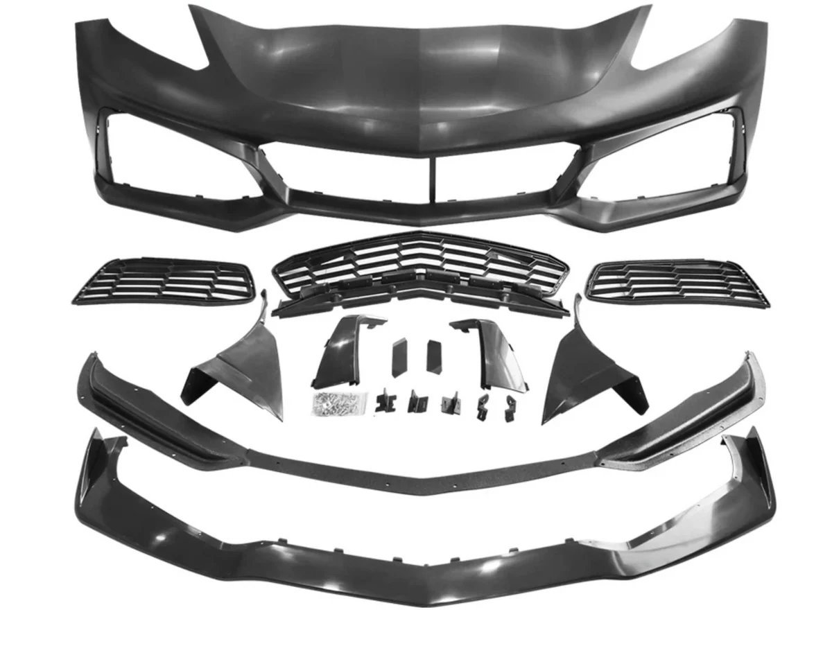 Auto Addict ZR1 Front Bumper Conversion Kit for C7 Chevrolet Corvette Stingray [AA_CORVTT_FRNT_BUMP_ZR1_14]