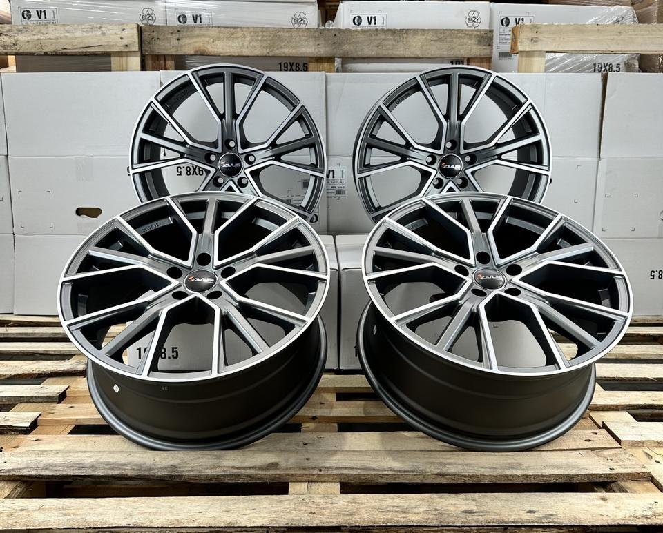 Avus AF18 23 Zoll Felgen für Audi Mercedes Land Range Rover Q7 SQ7 RSQ7 Q8 SQ8 RSQ8 GLE GLS M ML GL GLE53 Klasse W166 W167 etron e tron Discovery Defender Sport Sommerräder…