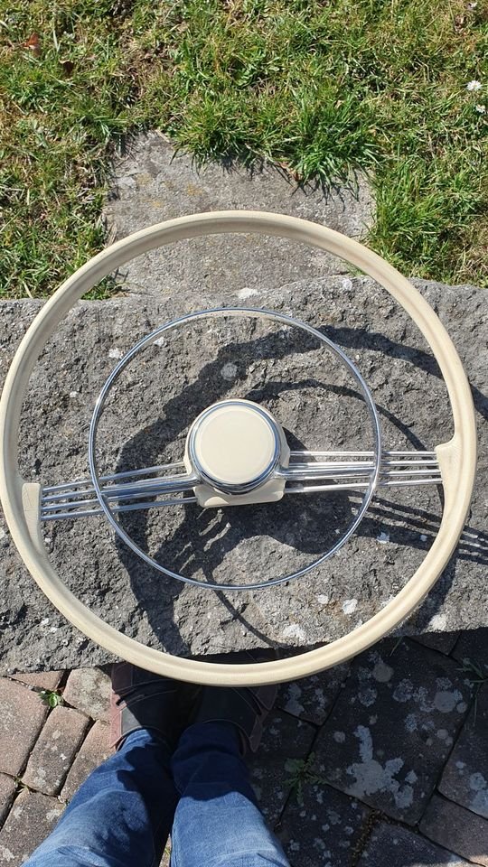 Banjo Lenkrad komplett für Borgward, Porsche, VW T1 etc.