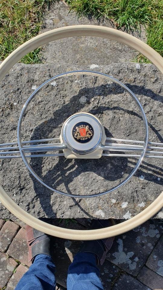 Banjo Lenkrad komplett für Borgward, Porsche, VW T1 etc.