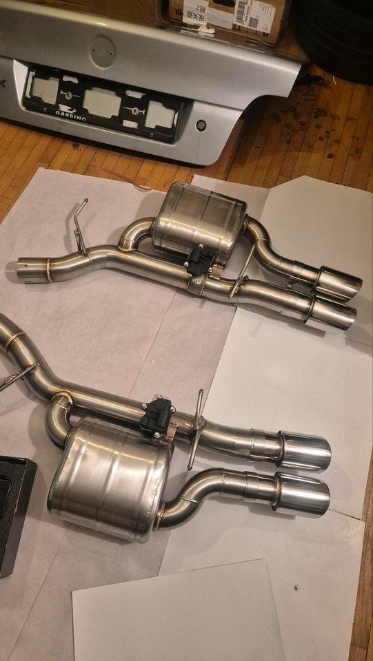 BMW E63 E64 M6 AUSPUFF EXHAUST VALVED