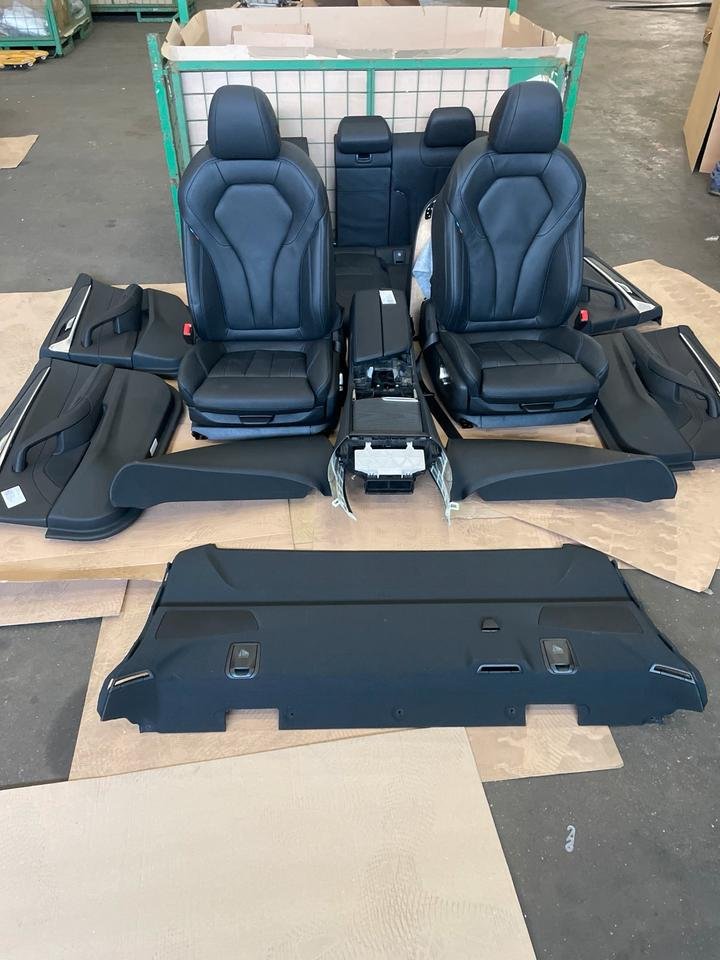 BMW G30 Innenausstatung Sitze Seats Interior caramel