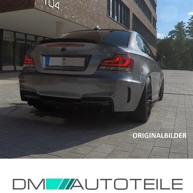 Bodykit Stoßstange vorne Hinten + Nebel Smoke für BMW 1er E82 E88
