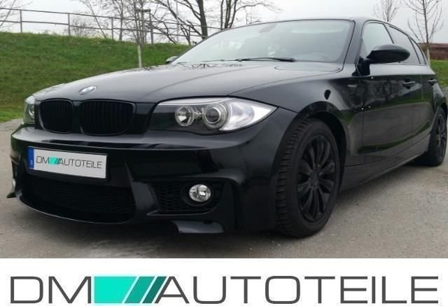 Bodykit Stoßstange vorne Hinten + Nebel Smoke für BMW 1er E82 E88