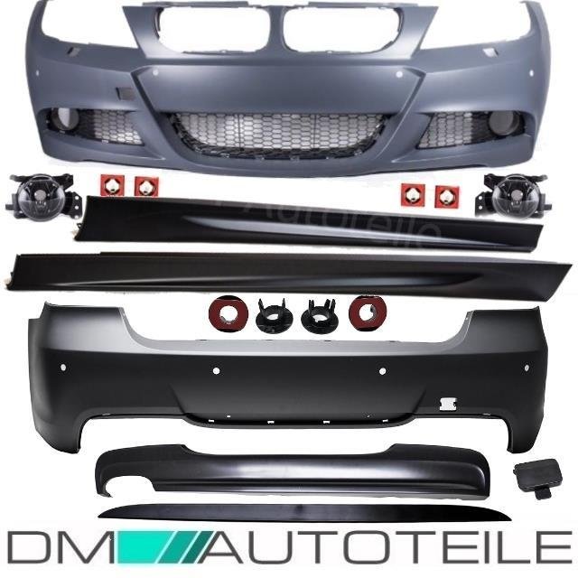 Bodykit Stoßstange Vorne Hinten Seite LCI für BMW E90 Serie/M