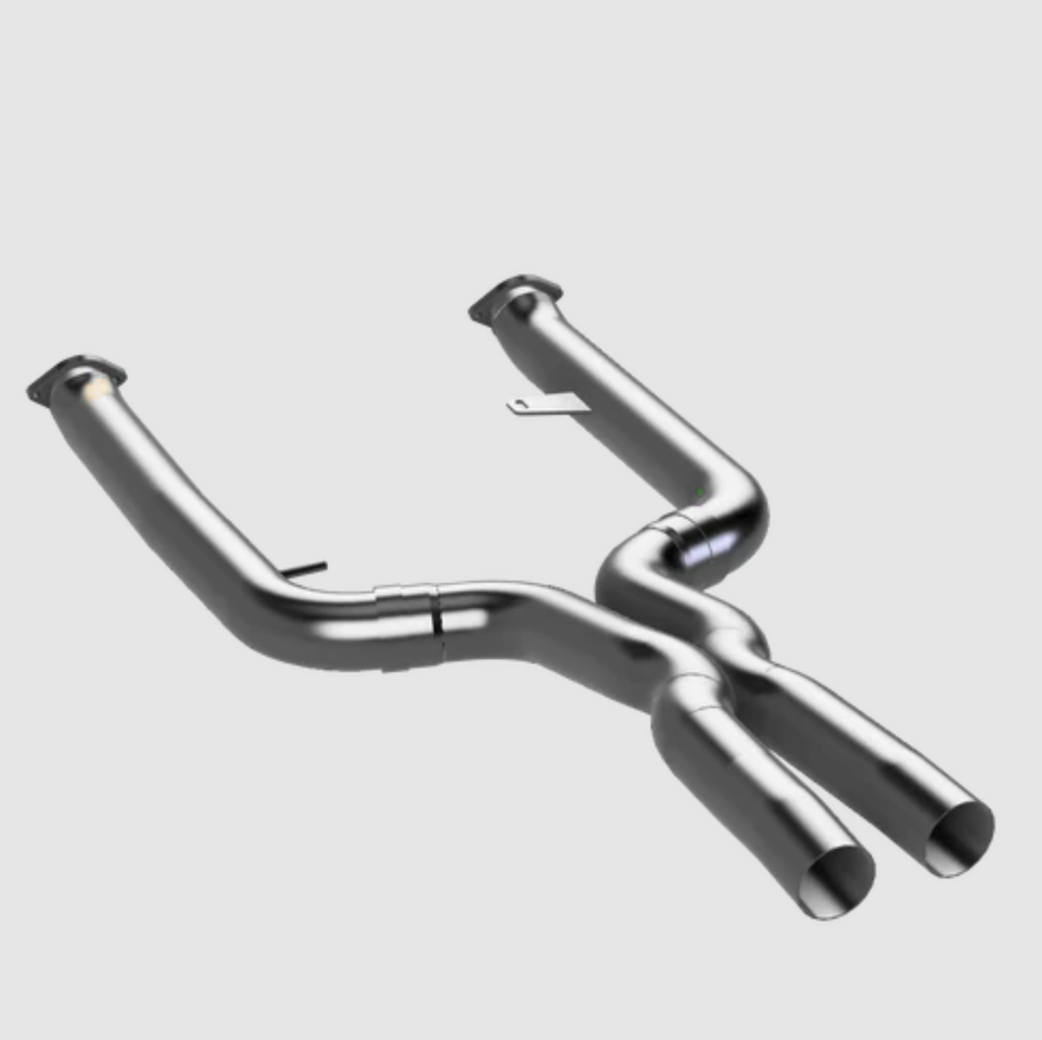 E-Exhaust 3.5 Zoll Track-X-Pipes BMW M2/M3/M4 G-Serie (S58-Motor)