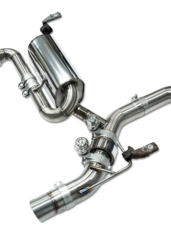 E-Exhaust ULTRA 3.5 Zoll Klappenabgasanlage BMW F 340i mit OPF