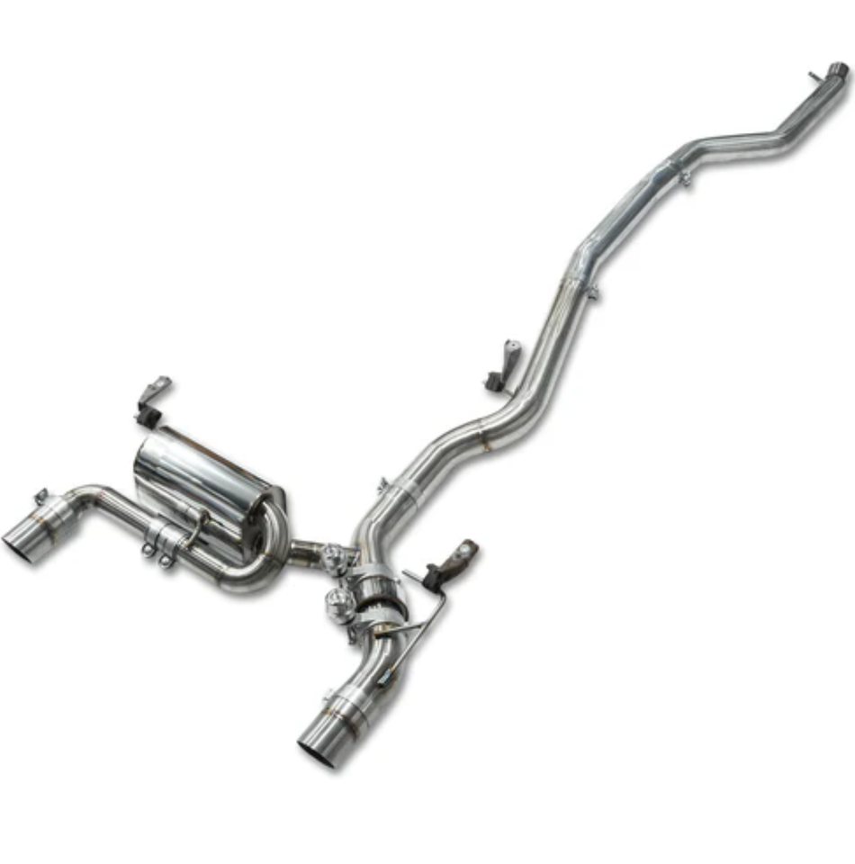 E-Exhaust ULTRA 3.5 Zoll Klappenabgasanlage BMW F 340i ohne OPF