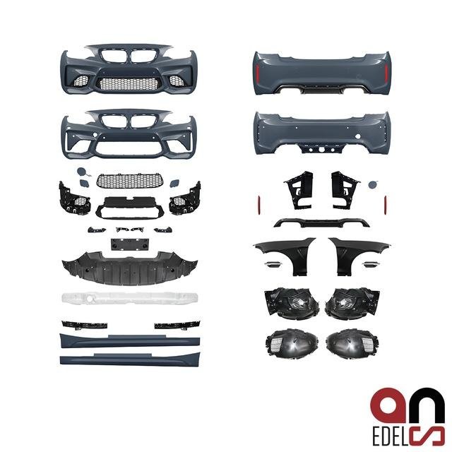 Evo Bodykit Kotflügelverbreiterung für BMW 2er F22 F23 auch F87