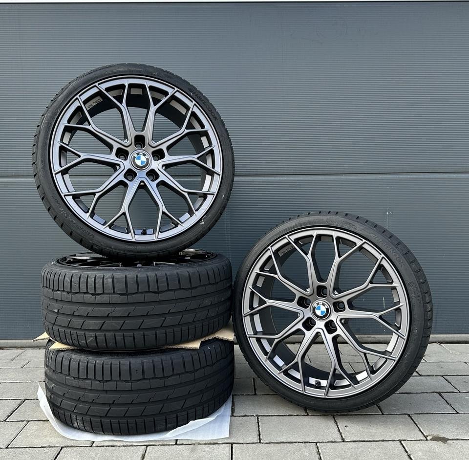 FF Wheels FF01 19 Zoll Sommerräder für BMW 3er 1er 2er Z4 e90 e91 e92 e93 e46 F20 F21 F22 F23 1C e85 z85 M140i M240i M135i M Felgen Reifen Räder grau matt NEU Sommerreifen…
