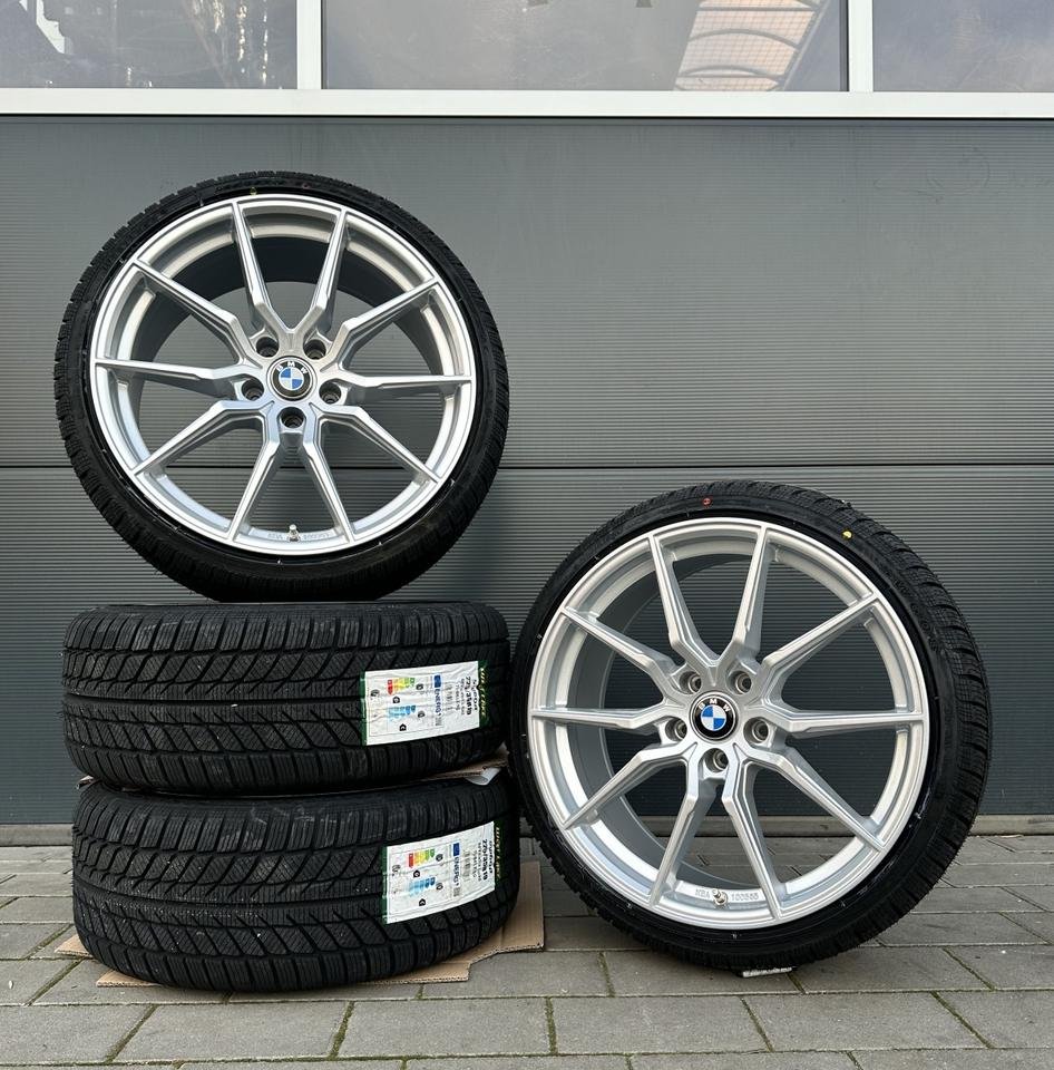 FF Wheels FF03 19 Zoll Winterräder für BMW 5er 3er GT X3 6er i4 i5 F10 F11 G30 G31 G60 G61 5L 5K F34 F06 F07 F12 F13 e83 x83 M Felgen Reifen Räder silber Performance 3er…