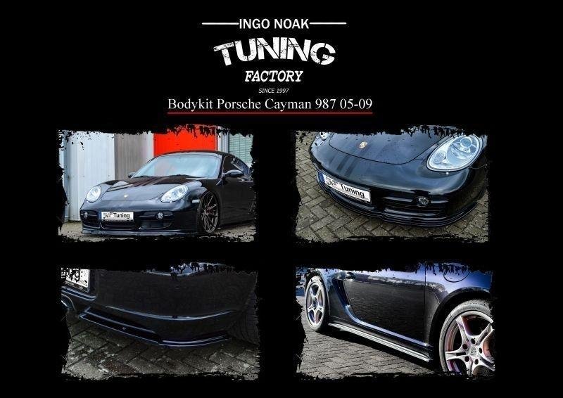⭐ IN Bodykit inkl. ABE Schwarz/Carbon Porsche Cayman 987 ⭐