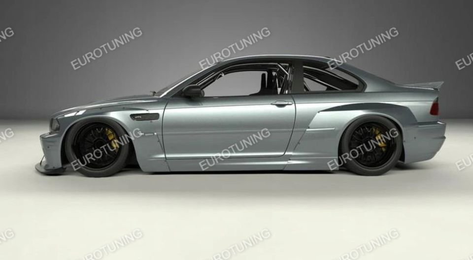 Kompletter Wide Bodykit für BMW 3 E46 M3 COUPE