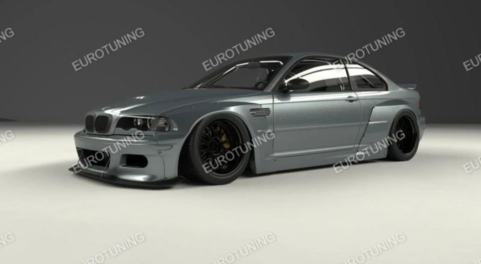 Kompletter Wide Bodykit für BMW 3 E46 M3 COUPE