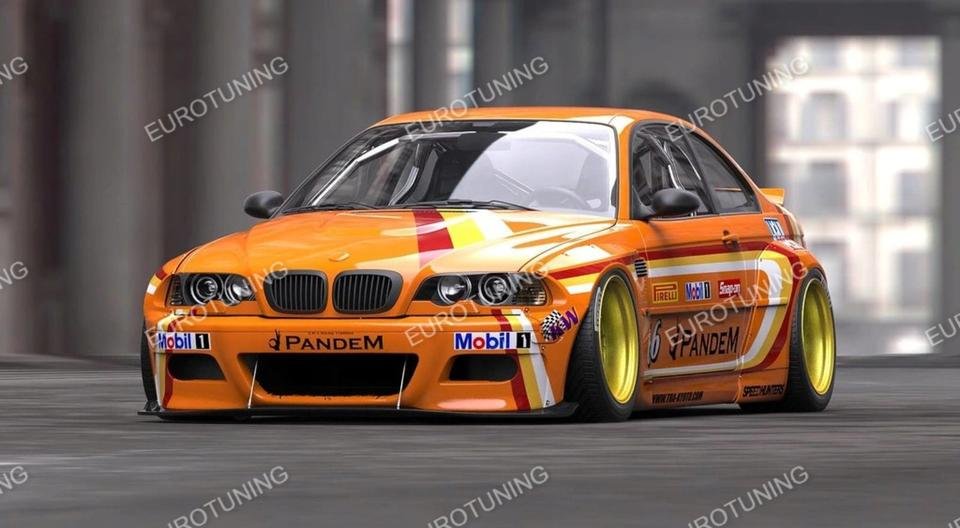 Kompletter Wide Bodykit für BMW 3 E46 M3 COUPE