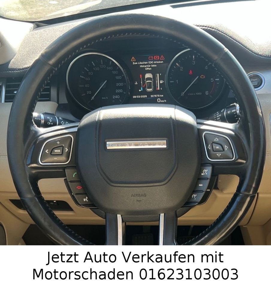 Land Rover Range Rover Evoque Pure R-Kamera Motorproblem