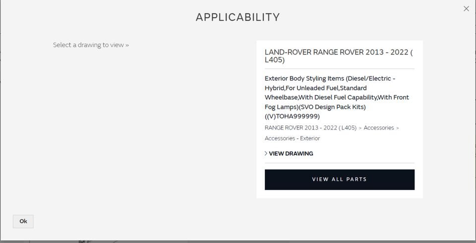 LAND ROVER RANGE ROVER VOGUE L405 13-22 SVO BODY KIT VPLGB0367LML