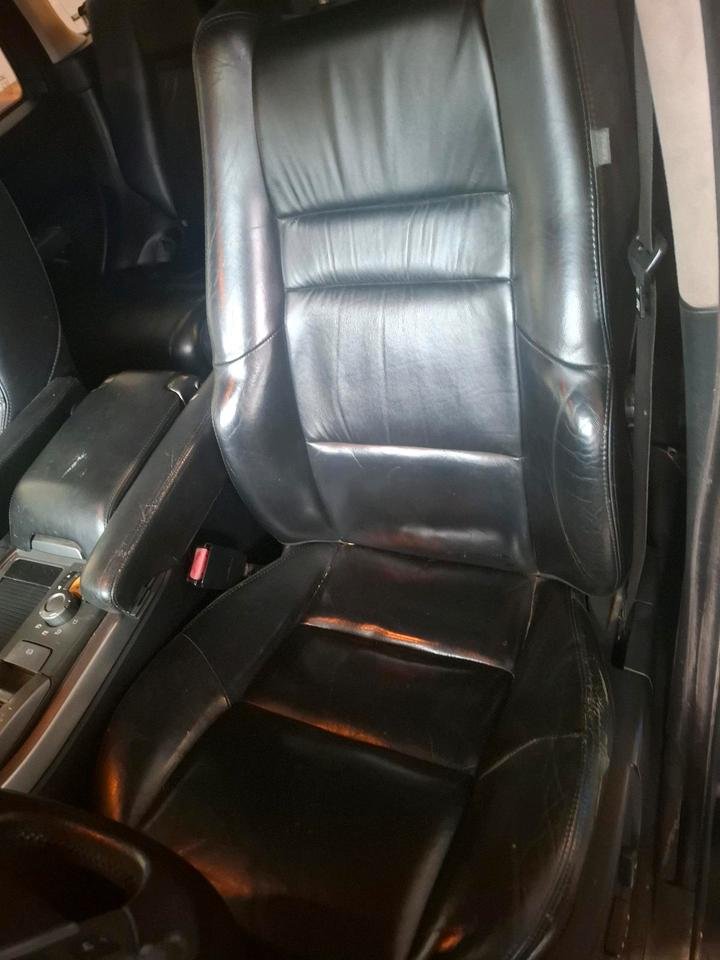 Ledersitze Schwarz Innenausstattung Sitze Range Rover L320