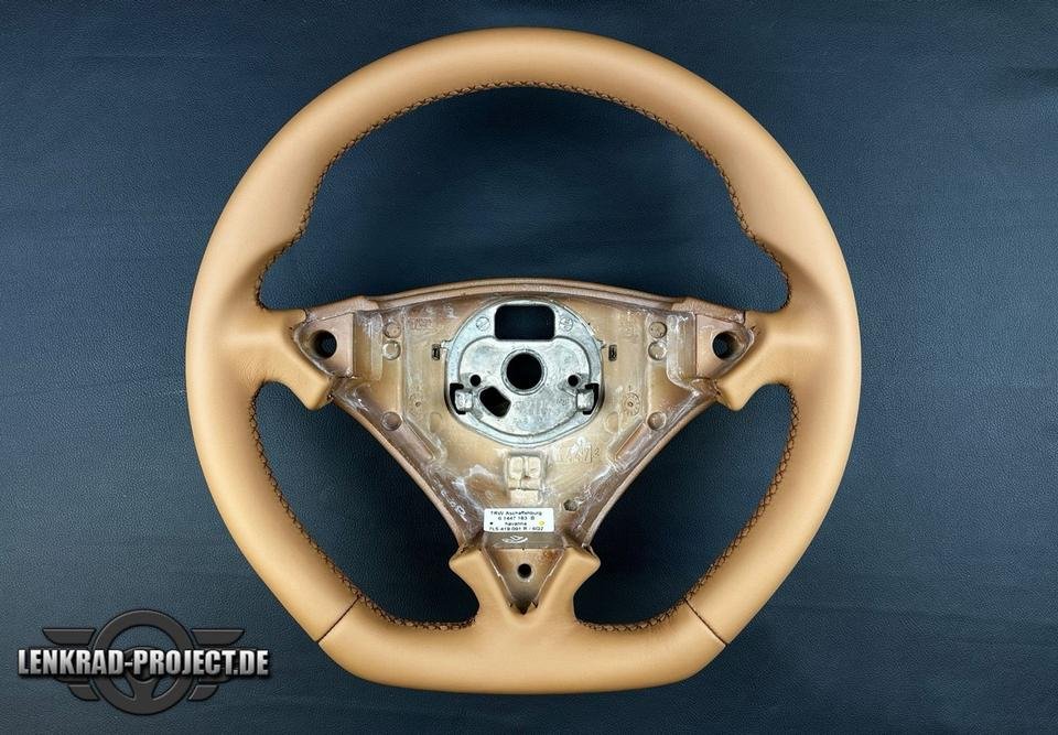 Lenkrad Porsche Lenkrad Cayenne Turbo 955 957 Sandbeige Luxuriös