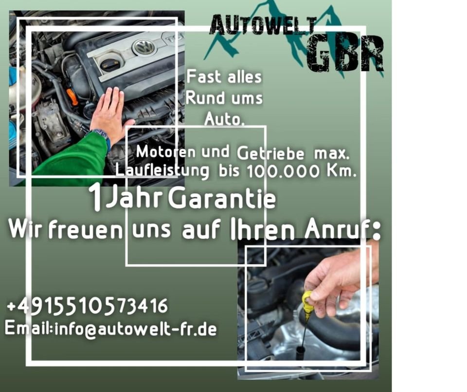 Motor 4.4 V8 M62B44 VANOS RANGE ROVER L322 VOUGE 87TKM KOMPLETT