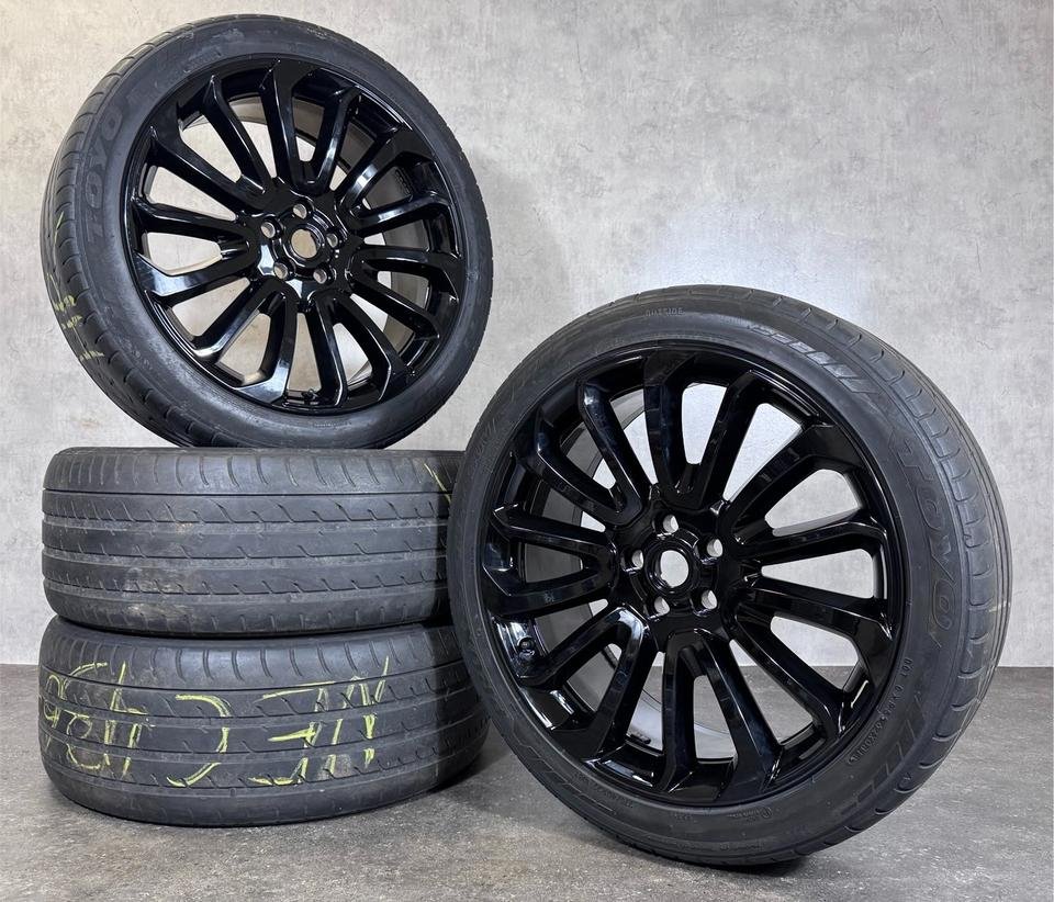 ORIGINAL 22 ZOLL LAND RANGE ROVER CK5M-1007-AB FELGEN SCHWARZ