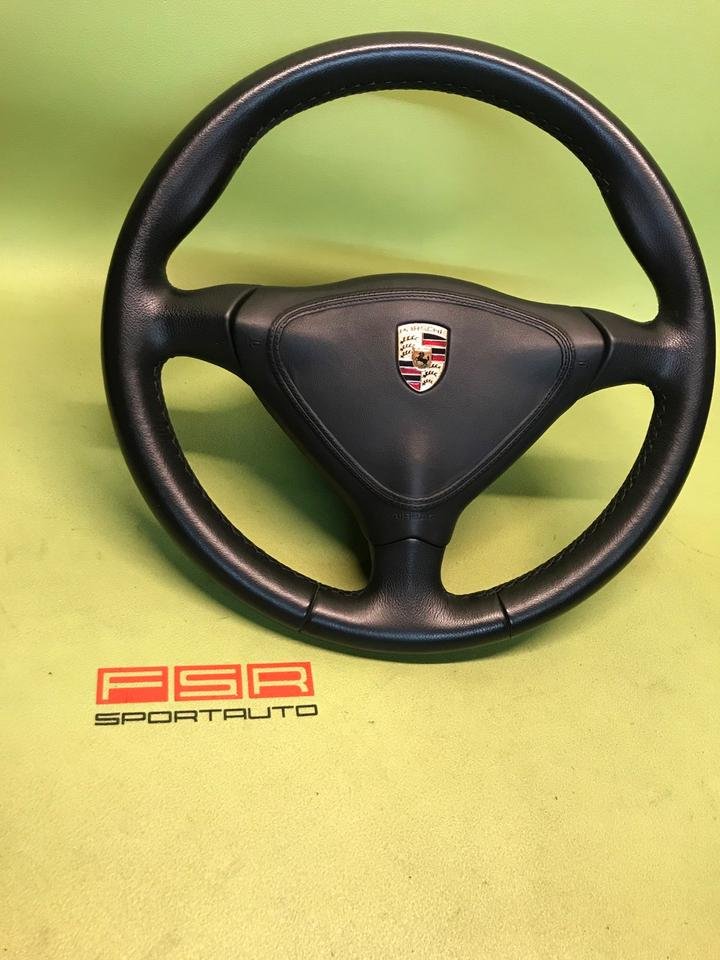 Original Porsche Lenkrad 993 996 exclusive 3-Speiche Vollleder