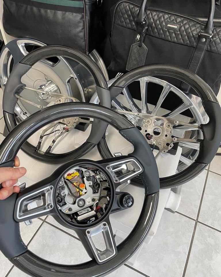 Original Porsche Lenkrad Lenkräder Carbon Heizung Ab 2017 neu