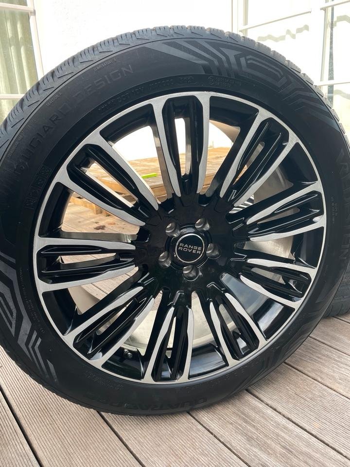 Original Range Rover Felgen, 21 Zoll, mit Reifen Vredestein