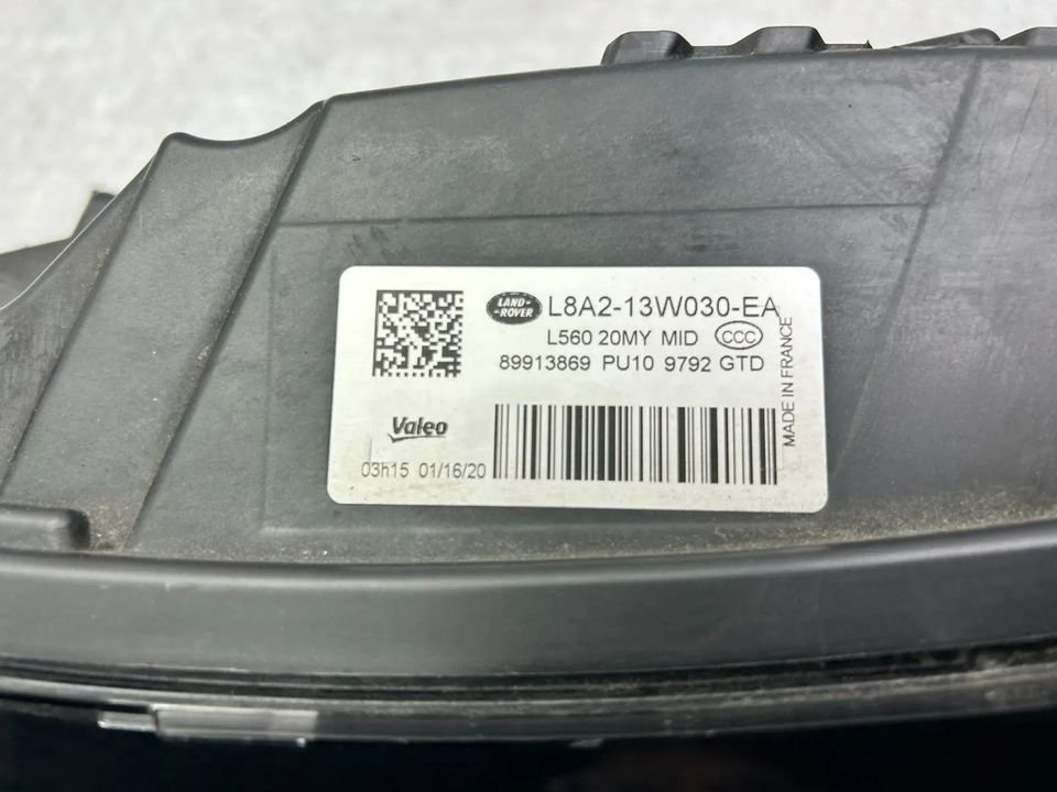 Original Range Rover Velar LED Scheinwerfer links L8A2-13W030-EA