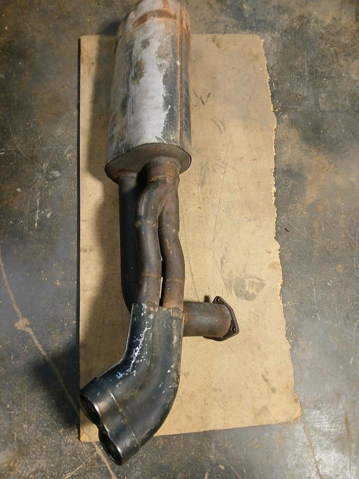 Porsche 3.3 Turbo Endtopf / exhaust muffler / passend für SC