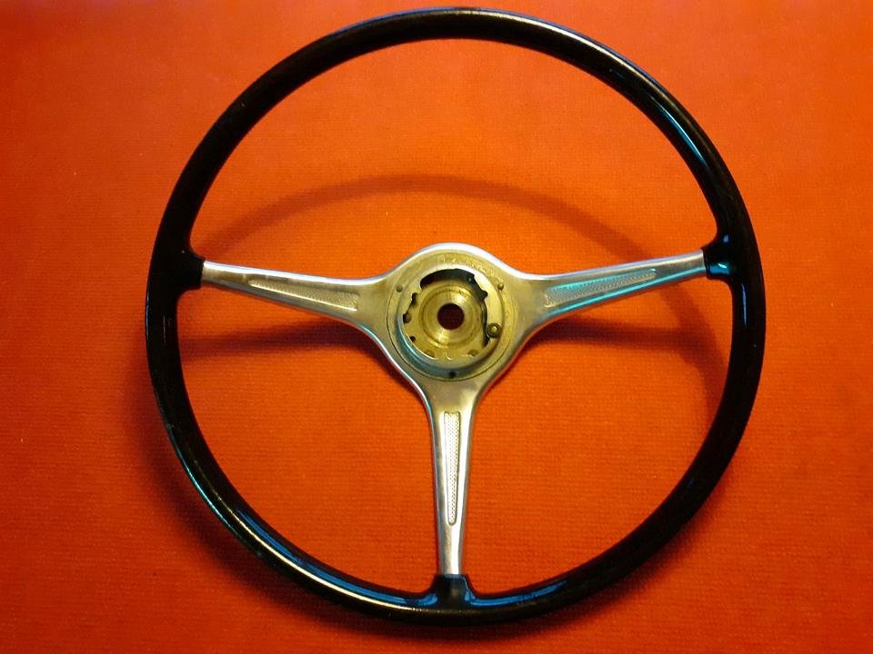 Porsche 356 Lenkrad, original, schwarz,Durchm.42cm steering wheel